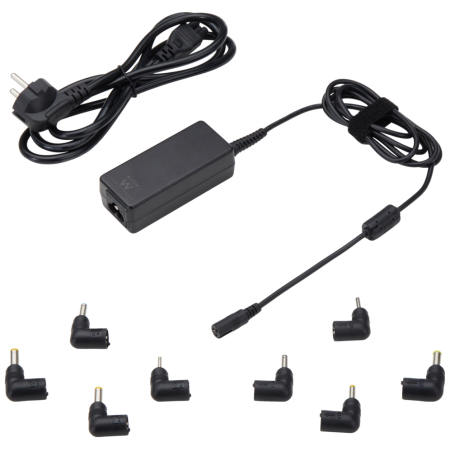 Ewent EW3963 adaptador e inversor de corriente Interior 45 W Negro