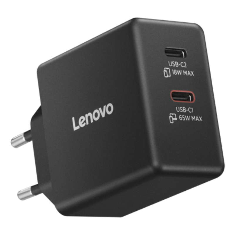 Lenovo 40AW065BEU adaptador e inversor de corriente Interior / exterior 65 W Negro
