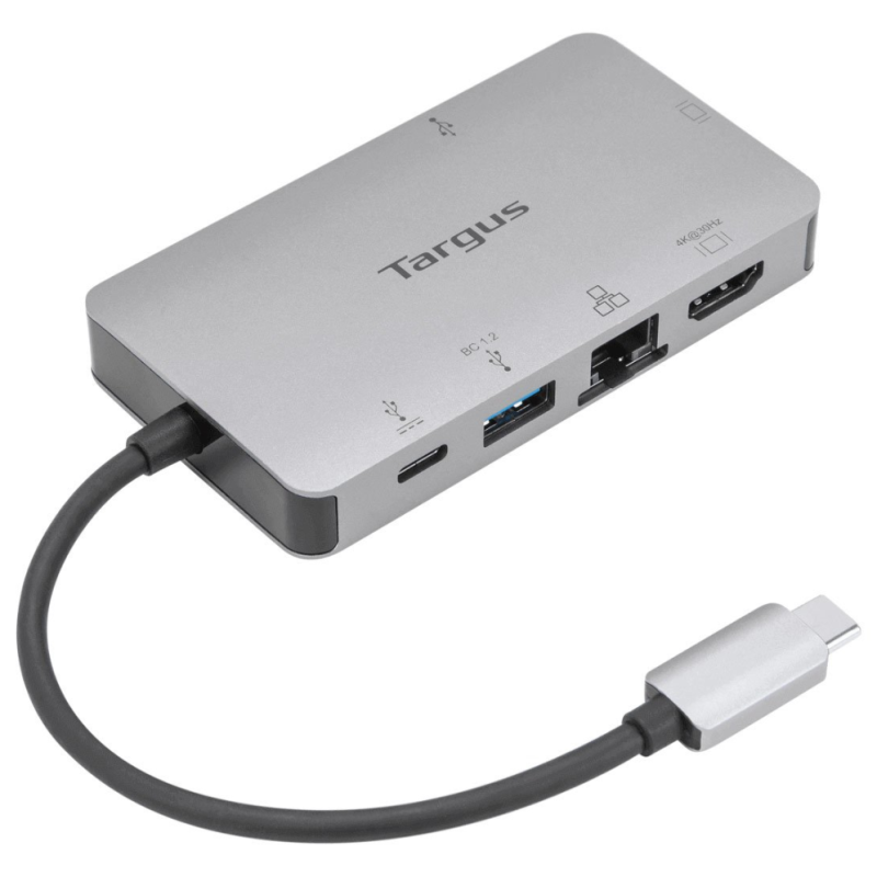 Targus DOCK419 Alámbrico USB 3.2 Gen 1 (3.1 Gen 1) Type-C Gris