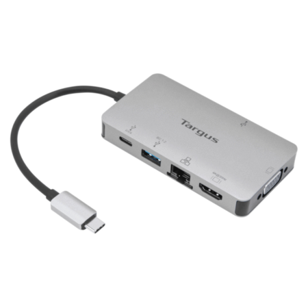 Targus DOCK419 Alámbrico USB 3.2 Gen 1 (3.1 Gen 1) Type-C Gris