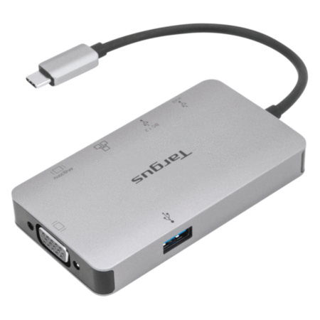 Targus DOCK419 Alámbrico USB 3.2 Gen 1 (3.1 Gen 1) Type-C Gris