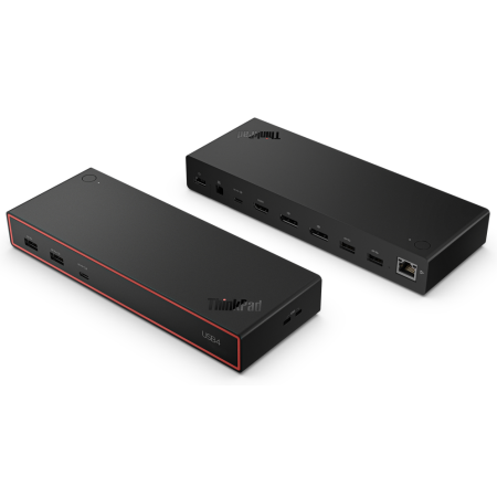 Lenovo ThinkPad USB4 Dock 5000 Alámbrico Thunderbolt 4 Negro