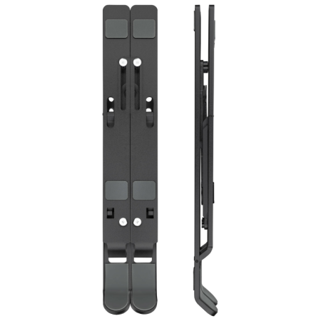 TooQ Soporte Elevador para Portátiles, Tablets, Móviles y Libros, Gris