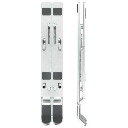 TooQ TQLRS0033-AL soporte para ordenador portátil Soporte para ordenador portátil y tableta Plata 38,1 cm (15″)