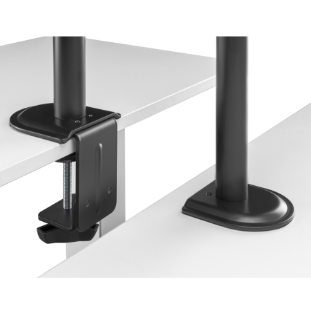 Ewent EW1519 soporte para ordenador portátil Soporte de mesa con estante para ordenador portátil y brazo para monitor Negro 39,6