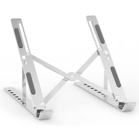 AISENS Soporte de Sobremesa Ajustable para Portatil / Tablet, Plata