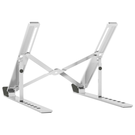 AISENS Soporte de Sobremesa Ajustable para Portatil / Tablet, Plata