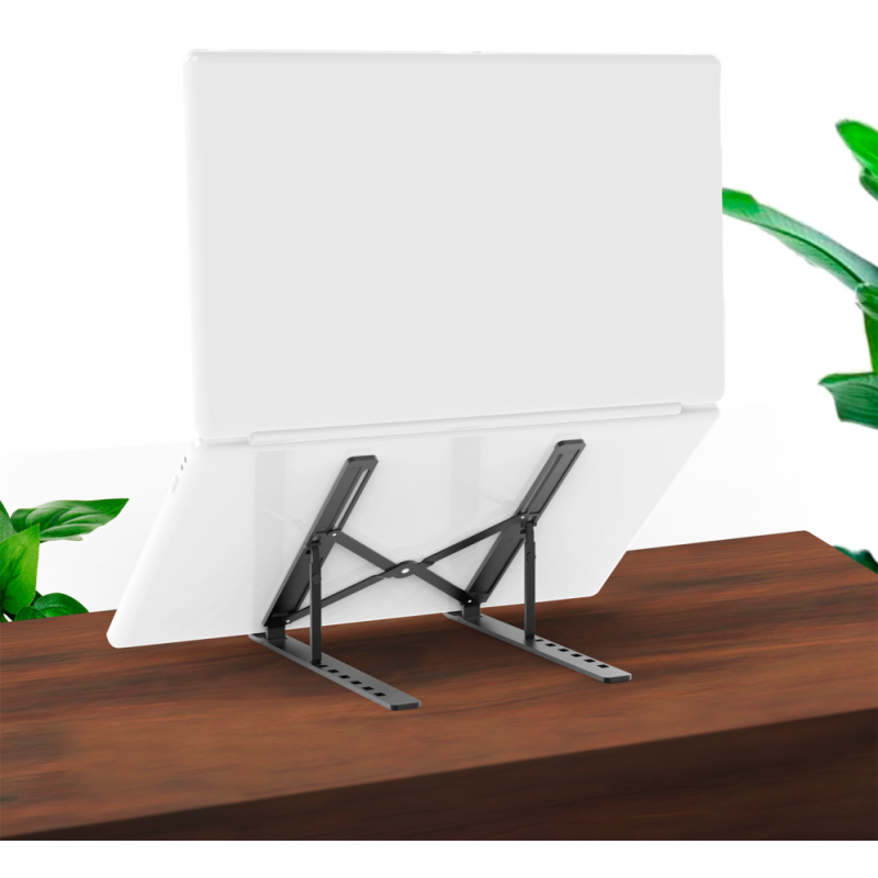 AISENS Soporte de Sobremesa Ajustable para Portatil / Tablet, Gris