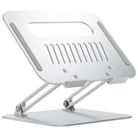 AISENS Soporte de Sobremesa XL 10-17 Ajustable para Portatil / Tablet, Plata