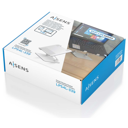 AISENS LPS4L-339 soporte para ordenador portátil Soporte para ordenador portátil y tableta 33 cm (13″)