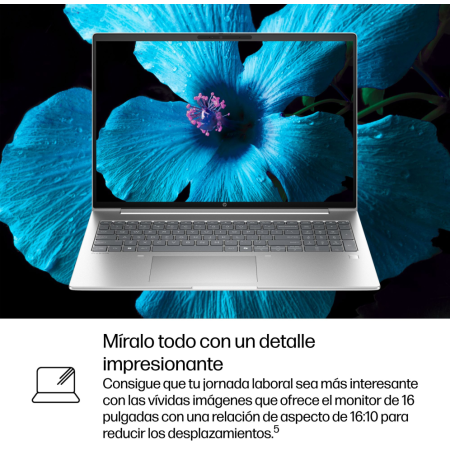 HP ProBook 4 G1iR Wolf Pro Security Edition Intel Core 5 120U Portátil 40,6 cm (16″) WUXGA 16 GB DDR5-SDRAM 512 GB SSD Wi-Fi 6E 