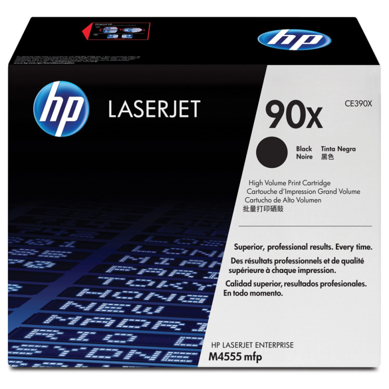 HP Cartucho de tóner original LaserJet 90X de alta capacidad negro