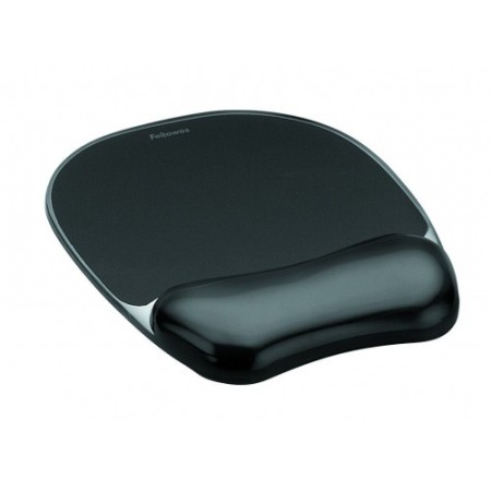 ALFOMBRILLA CON REPOSAMUÑECAS RATON GEL NEGRO FELLOWES 9112101