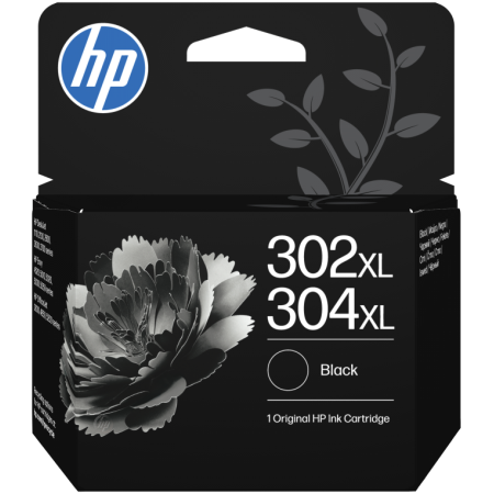 HP Cartucho de Tinta Original 302XL/304XL negro