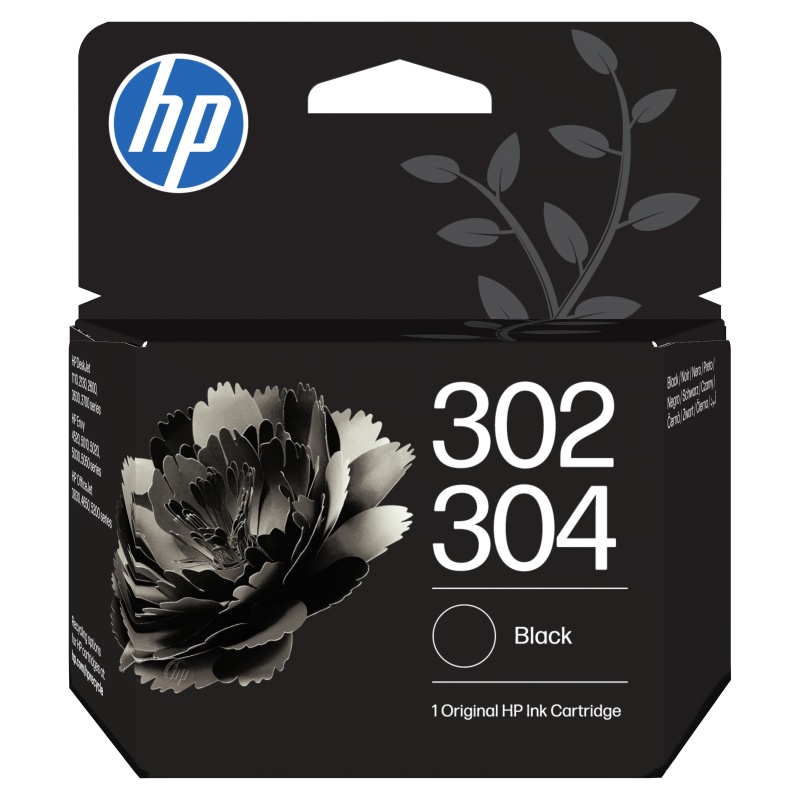HP Cartucho de Tinta Original 302/304 negro