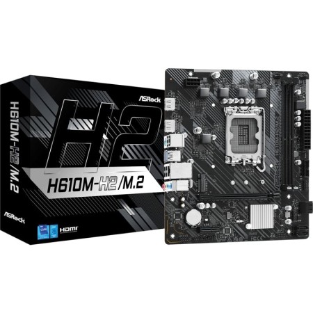 Placa Base Asrock H610M-H2/M.2 Socket 1700/ DDR4/ PCIe 4.0/ Micro ATX