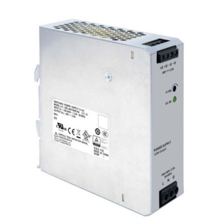 DRL-48V120W1AA: DAHUA FUENTE DE ALIMENTACION DE CARRIL DIN, 120W, 48VDC, 2,5A, ENTRADA 85-264VAC, MONOFASICA, REFRIGERACION POR 