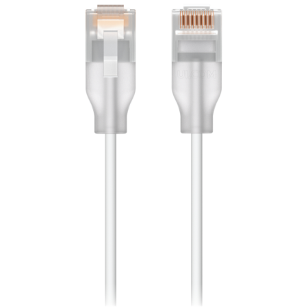 Ubiquiti UACC-Cable-Patch-EL-0.15M-W-24 cable de red Translúcido, Blanco 0,15 m Cat6