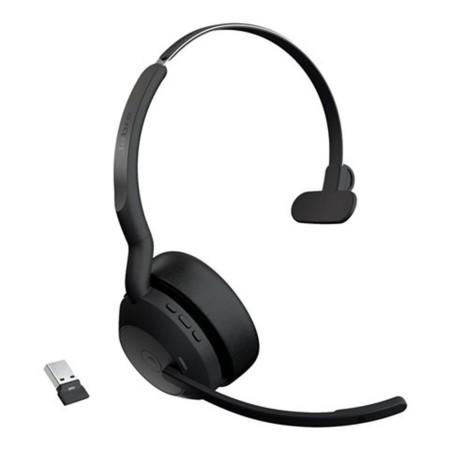 Auriculares jabra evolve2 55 ms mono inalambrico negro