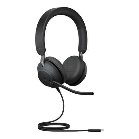 Auriculares jabra evolve2 40se ms stereo negro
