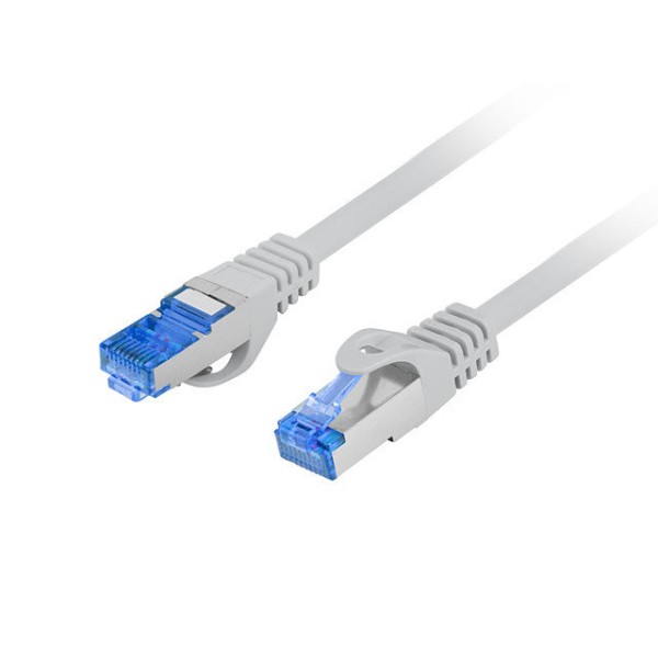 Cable red lanberg latiguillo cat.6a s - ftp lszh cca 10m gris fluke passed