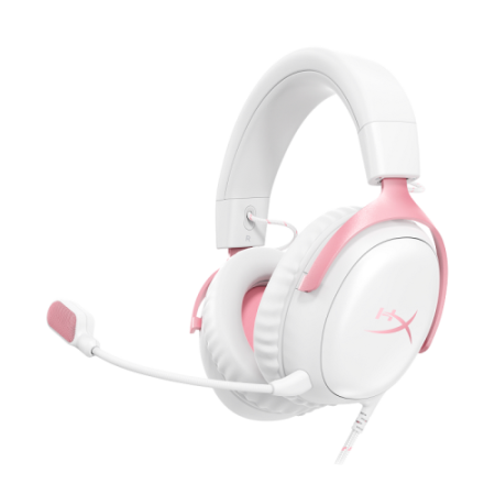 HP HYPERX CLOUD III WHITE-PINK - GAMING HEADSET - 9W1Q4AA