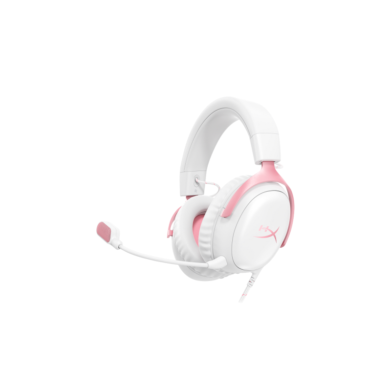 HP HYPERX CLOUD III WHITE-PINK - GAMING HEADSET - 9W1Q4AA