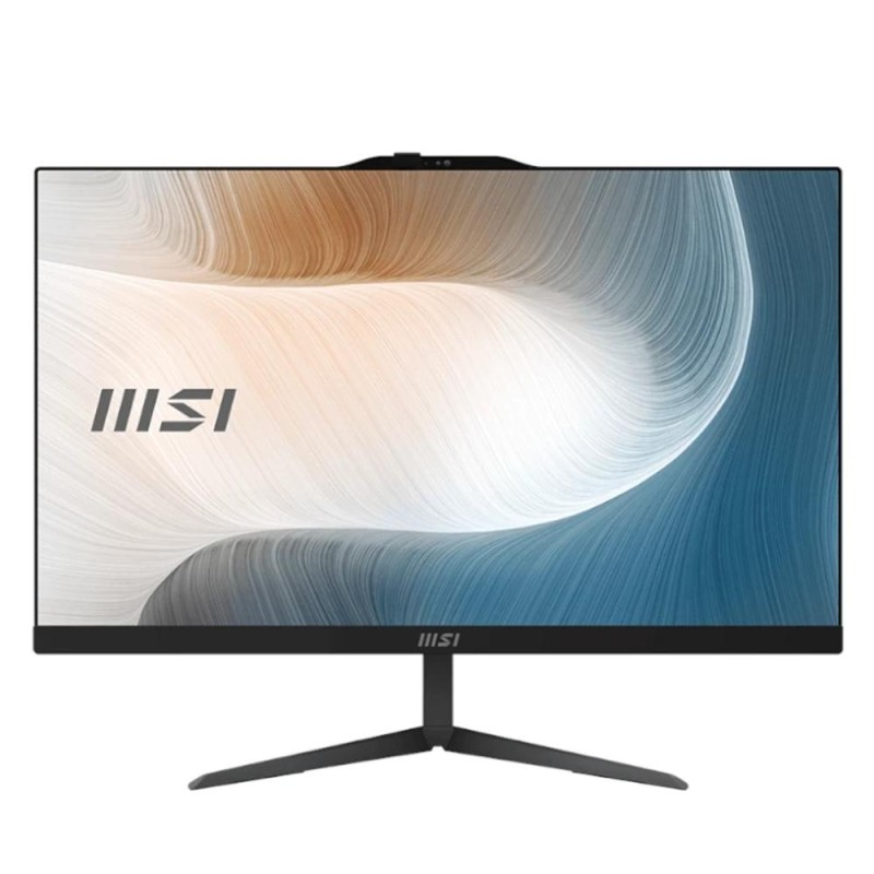 Ordenador all in one msi am242 - 1897xe i5 - 1235u - 8gb - ssd 512gb - 23.8 pulgadas - freedos negro