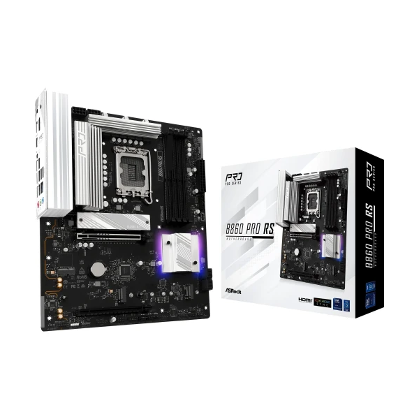 PLACA ASROCK B860 PRO RS,INTEL,1851,B860,4DDR5,256GB,1HDMI+1DP,4SATA3+2M.2,2.5GBLAN,8USB3.2+2USB TYPE-C,ATX