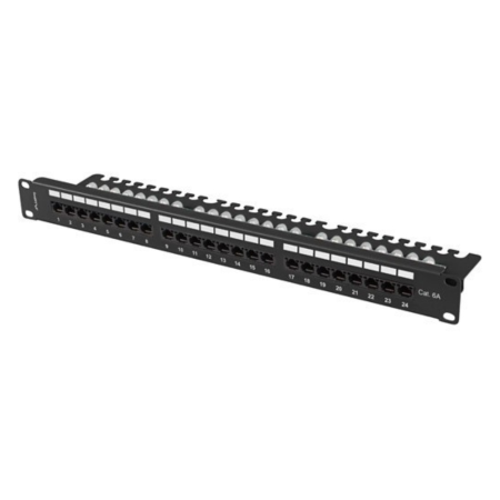 Lanberg PPUA-1124-B panel de parcheo 1U