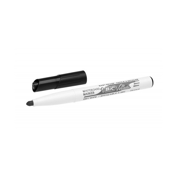 MARCADOR PARA PIZARRA BLANCA 1741 TINTA A BASE DE ACETONA TRAZO 1,4MM. NEGRO VELLEDA 9581711