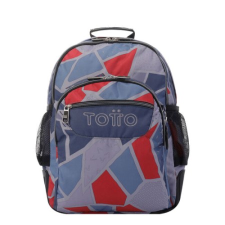 Totto Crayoles mochila Mochila escolar Gris, Rojo Poliéster
