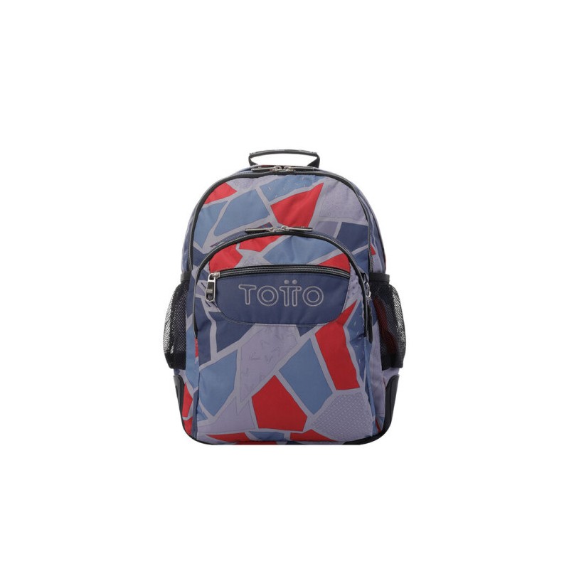 Totto Crayoles mochila Mochila escolar Gris, Rojo Poliéster