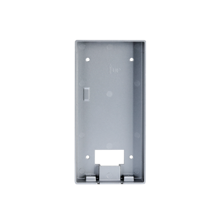 VTM117: DAHUA CAJA DE MONTAJE SUPERFICIAL PARA ESTACION VTO6221E-P, ADC12, 97X199X29MM, ACABADO PLATA