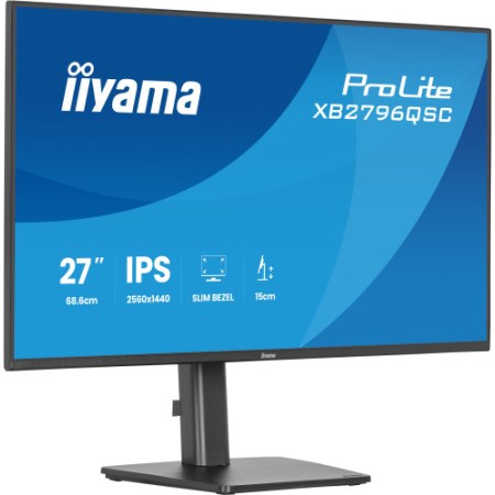 MONITOR IIYAMA PANTALLA PARA PC 68,6 CM (27″) 2560 X 1440 PIXELES QUAD HD LED PANEL IPS USB-C HDMI DISPLAYPORT ALTURA AJUSTABLE