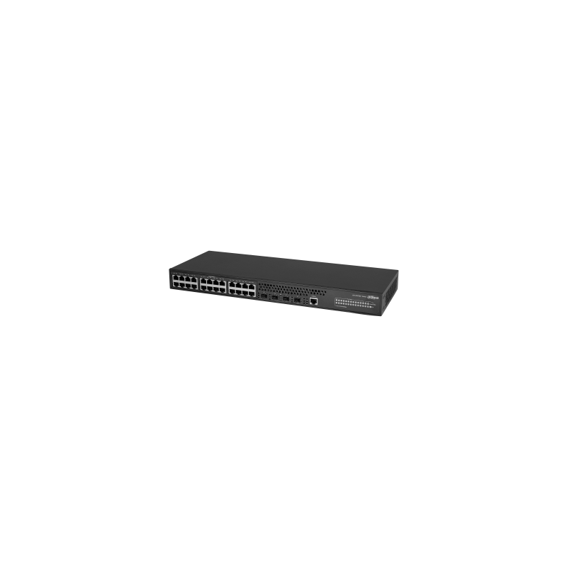 DH-AS4300-24GT4GF: DAHUA SWITCH GIGABIT GESTIONABLE L2+, 24 PUERTOS RJ45 10/100/1000M, 4 PUERTOS SFP 100M/1G, FANLESS, 56GBPS, 4