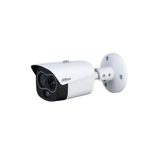 DHI-TPC-BF1241-B7F8-DW-S8: DAHUA CAMARA IP BULLET DUAL TERMICA + VISIBLE EUREKA, TERMICA 256X192 7MM, VISIBLE 4MP 8MM, IR 30M, I
