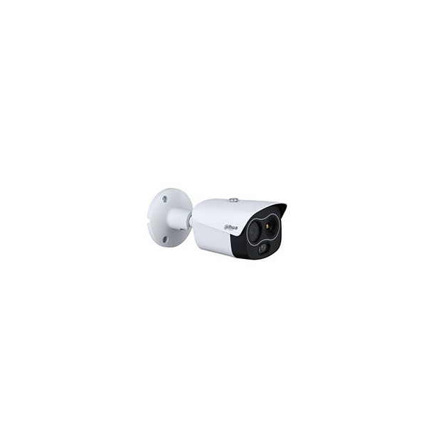 DHI-TPC-BF1241-B10F12-DW-S8: DAHUA CAMARA IP BULLET DUAL TERMICA + VISIBLE EUREKA, TERMICA 256X192 10MM F1.0, VISIBLE 4MP 12MM F