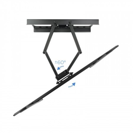 TooQ SOPORTE GIRATORIO E INCLINABLE PARA MONITOR / TV LCD, PLASMA DE 37-70, NEGRO