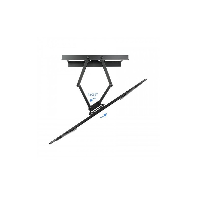 TooQ SOPORTE GIRATORIO E INCLINABLE PARA MONITOR / TV LCD, PLASMA DE 37-70, NEGRO