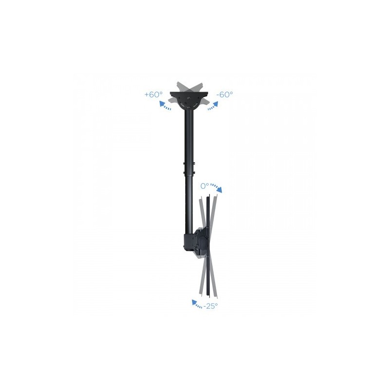 TooQ LPCE1155TSLI-B TV mount 139,7 cm (55″) Negro