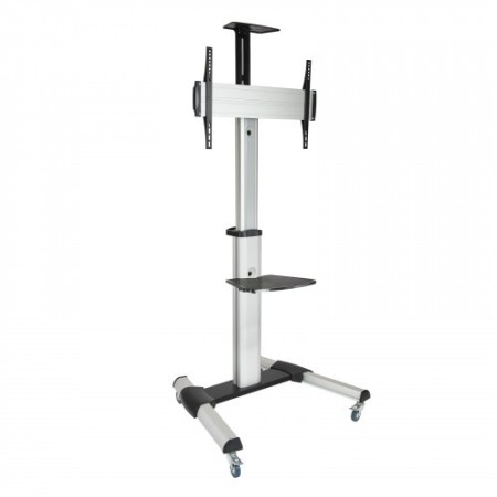 TooQ FS1870M-B signage display mount 94 cm (37″) Negro, Plata