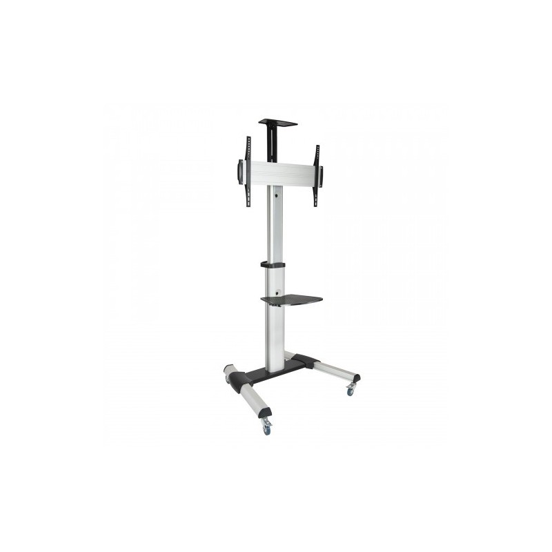 TooQ FS1870M-B signage display mount 94 cm (37″) Negro, Plata