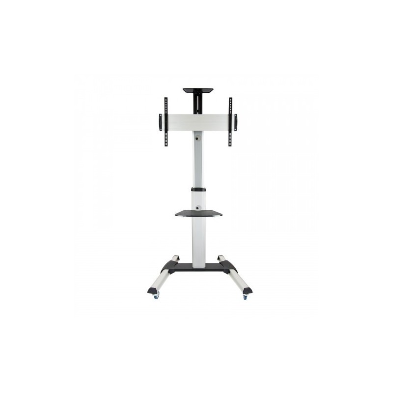 TooQ FS1870M-B signage display mount 94 cm (37″) Negro, Plata