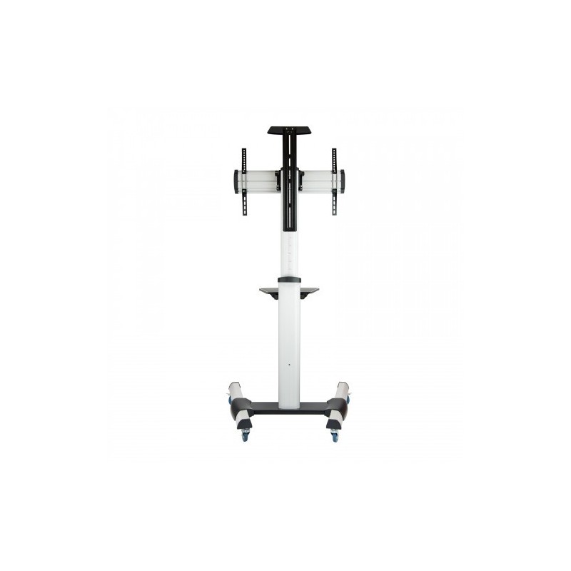 TooQ FS1870M-B signage display mount 94 cm (37″) Negro, Plata