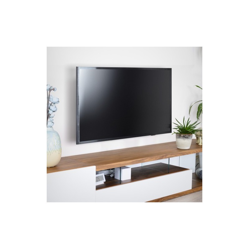 TooQ Soporte Giratorio e Inclinable para Monitor / TV LCD, Plasma de 23”- 55”, con Tres Pivotes, Negro