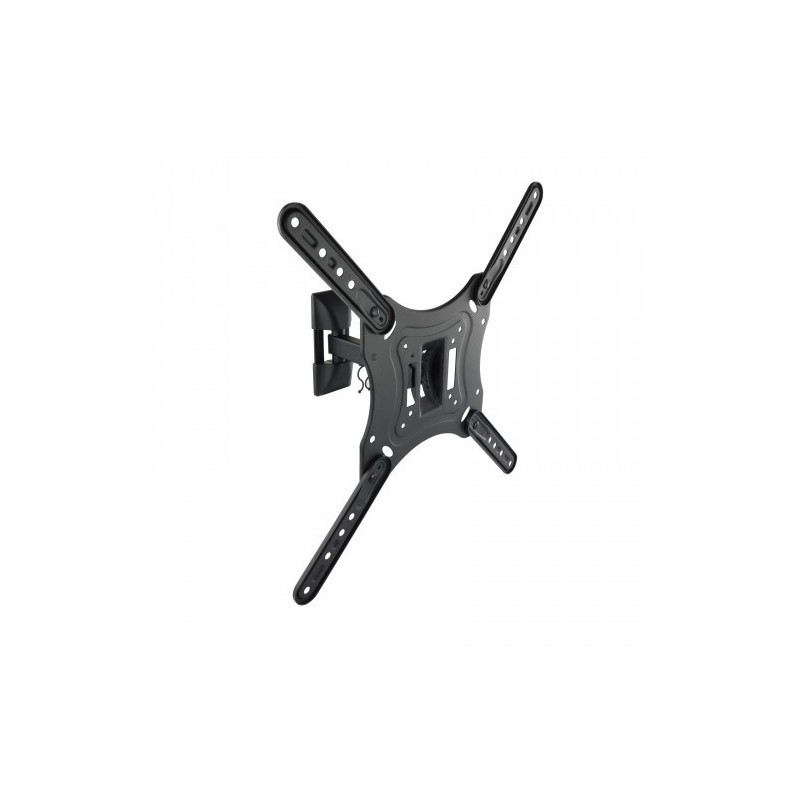 TooQ Soporte Giratorio e Inclinable para Monitor / TV LCD, Plasma de 23”- 55”, con Dos Pivotes, Negro