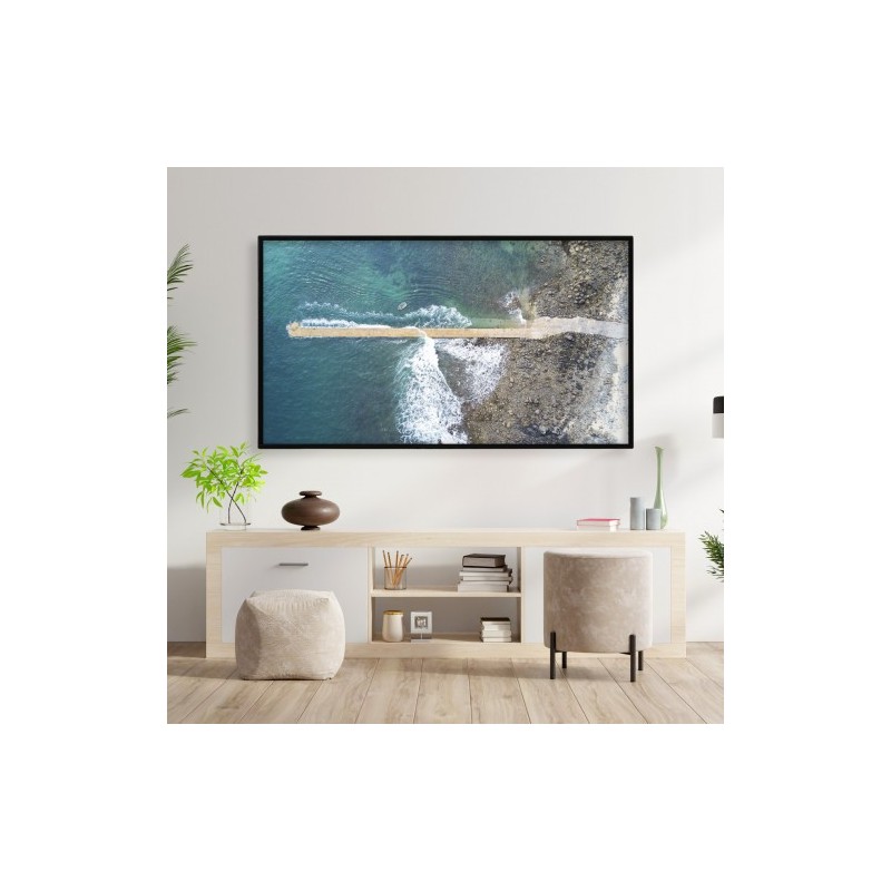 TooQ Soporte Giratorio e Inclinable para Monitor / TV LCD, Plasma de 23”- 55”, con Dos Pivotes, Negro