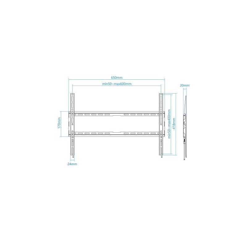 TOOQ SOPORTE DE PARED PARA PANTALLAS 37″ -80″