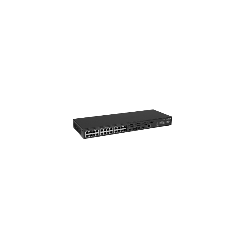 DH-AS4300-24GT4GF: DAHUA SWITCH GIGABIT GESTIONABLE L2+, 24 PUERTOS RJ45 10/100/1000M, 4 PUERTOS SFP 100M/1G, FANLESS, 56GBPS, 4